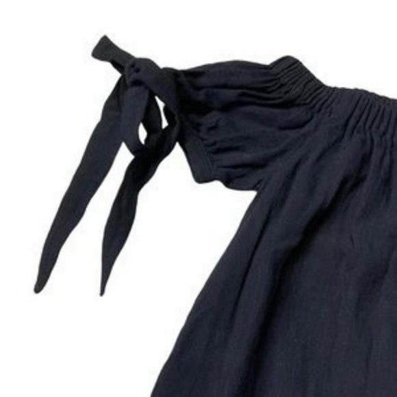 Lulu's Black Off the Shoulder Mini Dress S - Picture 3 of 8